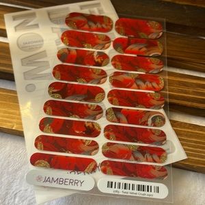 Jamberry Nail Wrap - Twist Velvet Crush